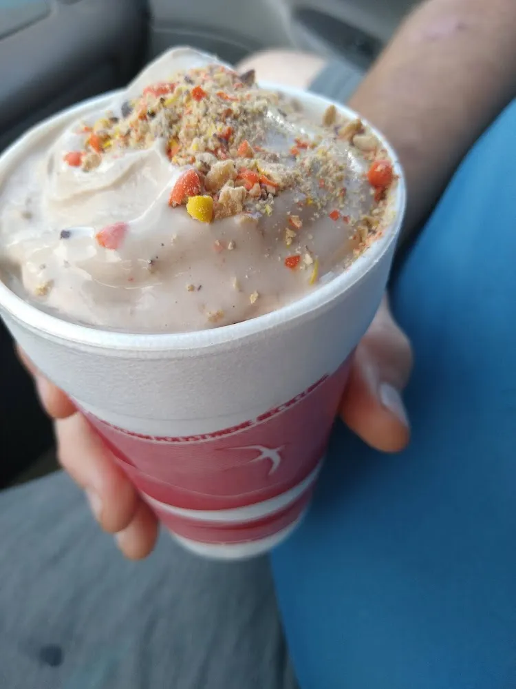 Chocolate Tornado with Reece's Pieces