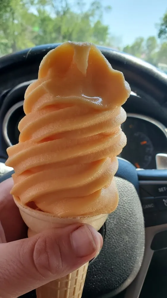 Orange Dole Soft Ice Cream